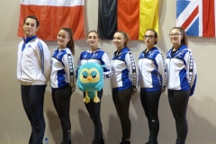 Photo des patineurs du club séléctionnés